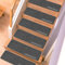 Holdfiturn 14PCS Stair Tread Pads Anti-slip Carpet Stair Treads Mats Self 20x55cm Reused Step Protectors Cover Mat for Kids Elders Pets Stair Carpet Tiles (Dark gray)