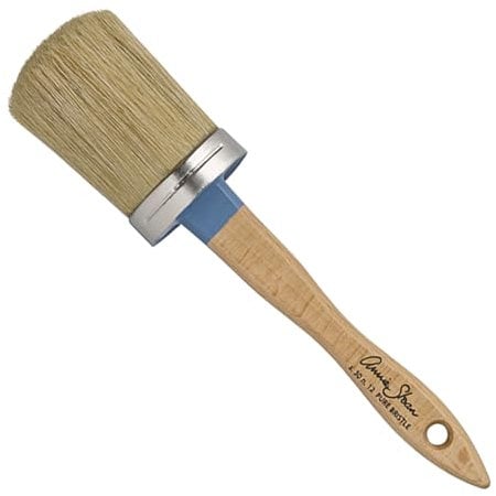 Annie Sloan Medium Chalk Paint Brush, ideal round brushes for shabby chic furniture projects