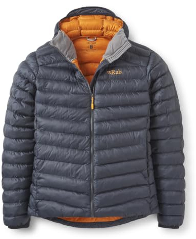 Rab Men's Cirrus Alpine Jacket - Lightweight Insulated Coat for Climbing & Mountaineering - Beluga - Large