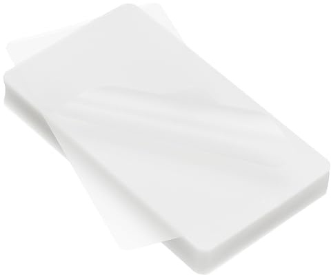 PATIKIL Termiska lamineringsfolier, 100 stycken transparenta lamineringsfolier, 5 Mil 6 x 10 cm, lamineringsfolier, lämpliga för ID-kortsformat för lamineringsmaskin, kortfotoskydd, gör-det-själv