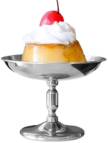 Coupes à glace en inox - coupes à dessert en inox, coupes à dessert | Coupe à mousse, assiette à dessert pour coupe glacée, glace, salade de fruits, snack