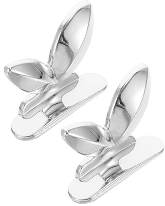 HYTROVE 2pcs Toilet Lid Lifter Adhesive Handle for Bathroom Creative Acrylic Fits Toilet Seats Easy Installation for Family Use