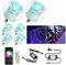 6 Stück RGB LED Einbaustrahler led Bodeneinbauleuchte IP67 wasserdicht 0.6W Ø30mm led Einbauleuchte Terrasse Küche Garten Led Lampe
