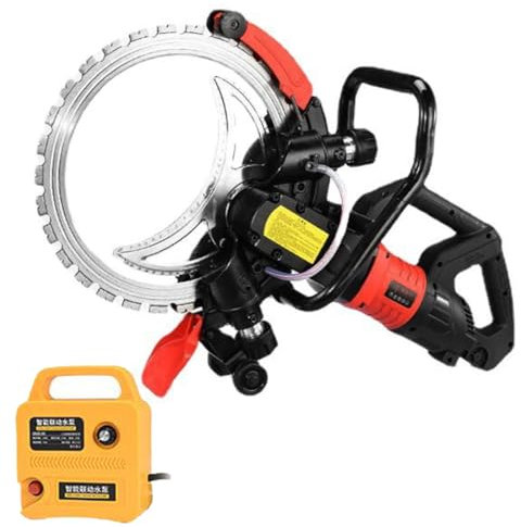 Scie À Béton Électrique 8800 W/9500 W,Scie Annulaire Haute Fréquence,Machine De Découpe Murale,Profondeur De Coupe 29 CM, Coupe sans Poussière,pour Couper Béton,Pierre,Brique