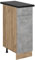 Vicco Meuble Cuisine R-Line, Béton, 30cm, PT Anthracite