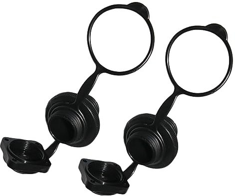 MOBUTOFU 2stücke Ersatz-schraubkappen Für Luftventile Kompatibel Mit Aufblasbarem Schlauchboot Und Luftbett Robustes Material Passend Für Ventile Schwarz Langlebig Und Tragbar