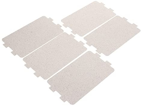 UTHCLO Lámina de Mica Microondas 5 Piezas Aislante Resistente al Calor Compatible Hornos Microondas Accesorios para Cocina