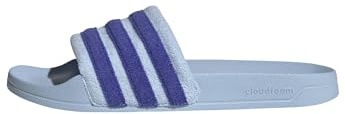 adidas Unisex ADILETTE NOSHOWER SLIDES, glow blue/lucid blue/lucid blue, 40.5 EU