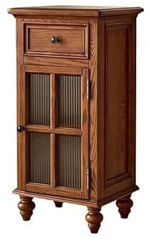 ADERFETBI Weinschrank aus Holz Retro für Wein, Vitrine für Rotwein, geeignet für Bar und Café, Weinregal