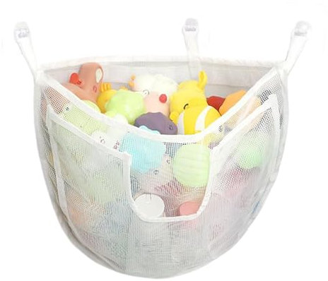 Generisch Badezimmer Spielzeug Aufbewahrung - Netz Aufbewahrung Für Badespielzeug,Großes Fassungsvermögen Netz Für Badezimmer Kinderzimmer Dusche Wohnheim Wohnzimmer Küche Schrank Swimming