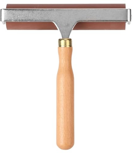 Eieenotee Rouleau en Caoutchouc Élastique Souple et Robuste Brayer pour la Gravure, le Scrapbooking, le Rouleau en Caoutchouc, le Rouleau Encreur (15 cm)