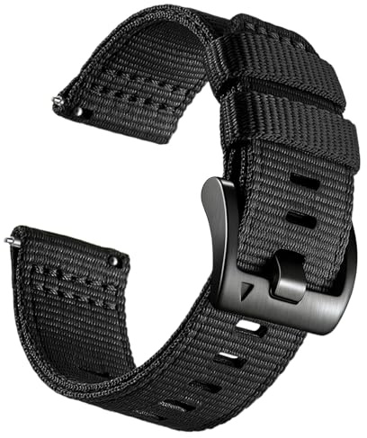 Gugobit 22mm Armband Kompatibel mit Garmin Venu 3/2/4 45mm/Vivoactive 4 | Nylon Sportarmband für Forerunner 265 255/Amazfit Balance/Bip 6 5/GTR 4/3/2,für Samsung Galaxy Watch 3 45mm/Huawei Watch GT6