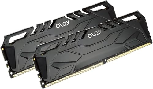 OLOy RAM DDR4 16GB (2x8GB) Black Owl 3200 MHz CL16 1.35V 288-Pin Desktop Gaming UDIMM (MD4U0832161BJ0DA)