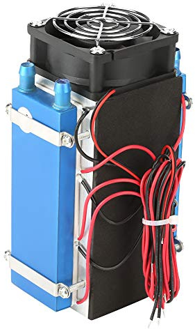 Fafeicy Halvledarkylare, 12V Mini Peltier Luftkonditionering, Effektiv Värmeavledningsenhet för små Utrymmen, Vattencirkulationssats (6 stift)