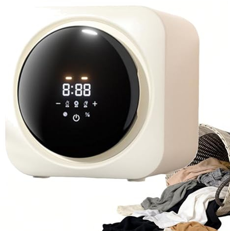 AityBuy Lavatrice Portatile - Lavatrice Portatile Completamente Automatica con Funzione di Autopulizia del Cestello - Mini Lavatrice per Calzini - Piccola Asciugatrice a Parete