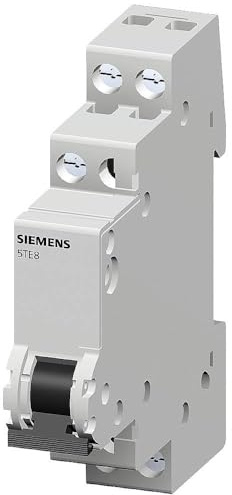 Siemens 5TE8111 Switch, D=70MM 20A 1NO, White