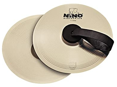 Meinl NINO Marching Cymbal Pair 7 Nickel Silver