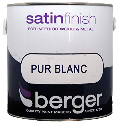 Berger 750ML Quick Dry Satin Brilliant White