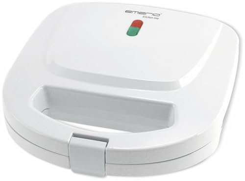 Emerio ST-109724.3 sandwichera, 650 W, 0 Decibeles, Blanco