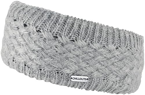 CHILLOUTS - Felicitas Headband - Damen warmes Stirnband - grau - Fleecefutter
