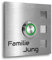 Jung Edelstahl Design - Edelstahl Türklingel Köln Aufputz oder Unterputz - 7 X 7 cm mit LED Drucktaster - Klingel aus V2A Edelstahl geschliffen - Haustürklingel (LED grün)