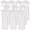 10 x White 750ml Heavy Duty Empty Plastic Water Trigger Spray Bottles for Household Gardening, Plant Watering, Car Valeting & Cleaning