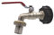 VARIOSAN Rubinetto di scarico IBC Professionale 13279, 1, satinato, cromato