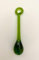 Glastropfen, Klöppel, Glasanhänger, Glasschmuck, Abschlußtropfen für Lichtmühlen Länge ca. 6-7 cm (grün)