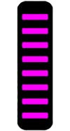 RRP Unisex-Adult ProGuard Bolt On Front-Sticker-Standard-Magenta Fenders