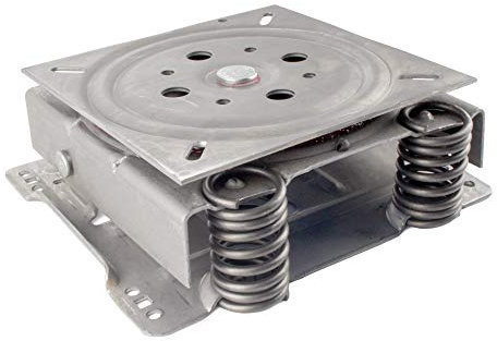 BambooMN 8.25 Swivel Rocker Plate Replacement Mechanism - Restore Recliner, Chair, Furniture - Heavy Duty - Easy Installation - 1 Unit