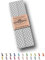 Sandras-Bastelladen Schrägband/Einfassband Baumwolle gefalzt 3m x 20mm - Punkte Muster 1021-Hellgrau-Weiß