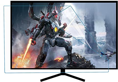 FEEZC 47-49 Pulgadas TV HD/Protector de Pantalla Mate, Anti Luz Azul, Anti-rayaduras Anti Reflejos, Sin Burbujas, Se Adapta a LCD, Led, 4k OLED, QLED, Personalizable,HD-47inch(1044x590mm)