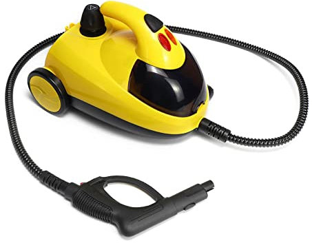 Boyuan Limpiador a Vapor Multiusos, trapeador Limpiador a Vapor de 1800 W, con 14 Accesorios, vaporizador doméstico con Tanque de 1,5 l para Limpieza, para alfombras, Suelos, Ventanas y Coches