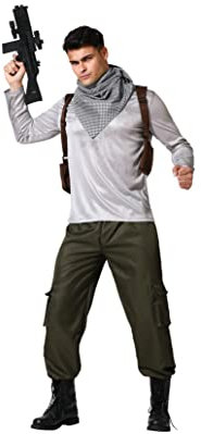 Atosa disfraz aventurero guerra adulto M