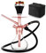 REANICE 14Shisha Shisha juego de cachimba, cachimba premium port¨¢til con funda protectora, silicona acero inoxidable c¨¢scara de humo, acero inoxidable rejilla de carb¨®n
