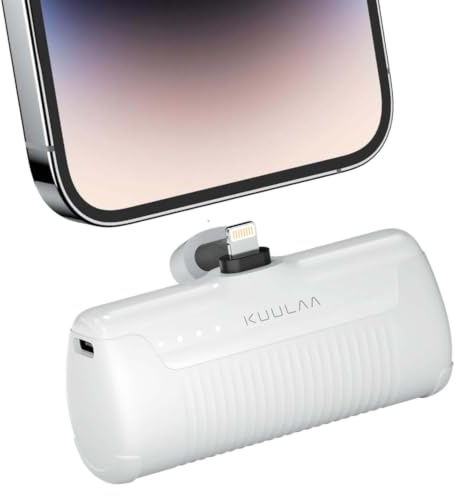 Mini Powerbank für iPhone,4500mAh PD Schnellladefunktion Power Bank Klein,Niedlich Handy Akkupack für iPhone 14 Pro Max/14/13/12/11/XR/X/8/7/6/SE usw
