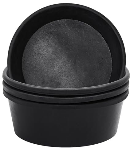 Sadnyy Gummi-Futterstation für Pferde, 4 Stück, 3,5 l, Futtereimer für Pferde, 26,7 x 10,4 cm, für Pferde, Hühner, Staubbad, stapelbar, für Schwein, Ziege, Huhn, Hund, Bauernhoftiere