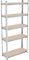 Relaxdays Schwerlastregal, HxBxT: 168x80x30 cm, 250 kg, verzinkter Stahl, Lagerregal Keller, Garage, zum Stecken, Silber