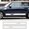 OYDDL 2PCS Motorhaubenaufkleber Rennstreifen – Kompatibel mit Mini Cooper – Universelle Autoaufkleber in Schwarz – Inkl. Tuch & Abstreicher (Weiß)