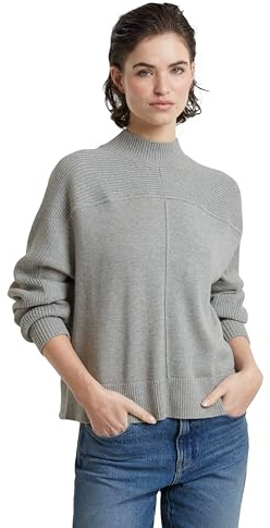 G-STAR Damen Boxy Mock Pullover Sweater