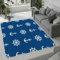 ROUSKI Maritime Teppich Wohnzimmer Schlafzimmer 3D Muster Design Anker Rouletterad Teppiche rutschfest Waschbarer Kurzflor Teppich Grösse 180x240 cm Flauschig Weich Soft Home Outdoor Carpet Matte