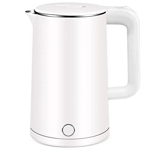 Electric Kettles Repid Boiling Stainless Steel Kettle 1500W,Kettle with Boil Dry Protection Auto Shut Off,360°Swivel Base Rapid Boil/White Practical Warm as ever