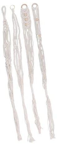 Yardenfun 4 Uds Bolsa De Red para Colgar Macetas Bolsa De Red para Plantas Bolsa De Red para Macetas