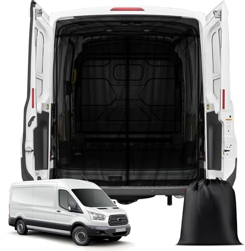 ZWPARTS Mosquitera Magnética Personalizada para 2014-2024 Ford Transit MK6 MK7 MK8 MK9 250/350/350HD High Roof 148WB and 178WB para Puerta Trasera, Mosquitera para Furgoneta para Puerta Trasera
