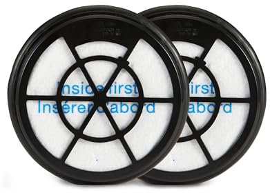 Amazon Basics Filtros de Repuesto para Aspiradora de Trineo de 1,3L (Modelo: B0D6VD8P7T), Pack de 2, Lavables