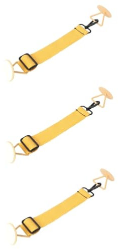 BESPORTBLE 3pcs Adjustable Door Strap Pet Gate for Cats Dogs Punch Door Latch Accessory