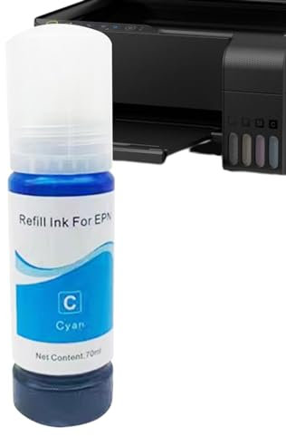 Printer Ink - Cartridges Ink Bottles Set | Wide Color Gamut Printer Replacement for Professional Environments, Work Area, and Home