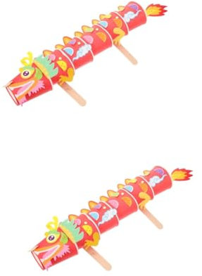 ibasenice 2ensembles Guirlande De Dragon Chinois Papier Décoration De Nouvel an Et Festival Ornement Fête pour Adultes