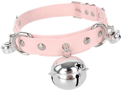 Oshhni Collier Ras du Cou Gothique avec Cloche pour déguisement, Jeu de rôle, Cosplay