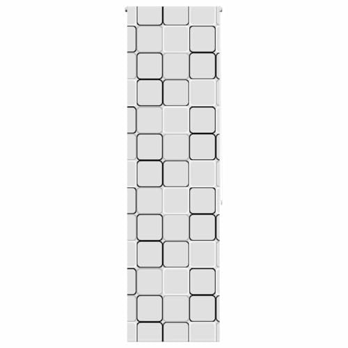 vidaXL Duschrollo 60x240 cm Stoffbreite 56 cm, Duschvorhang, Badewannenvorhang, Seitenzugrollo, Dusche Rollo, Badewannenrollo, Duschvorhang-Rollo